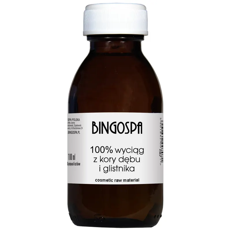 100% wyciąg z kory dębu i glistnika (surowiec kosmetyczny) BINGOSPA