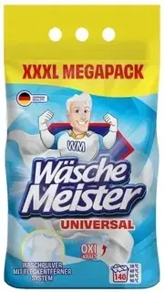 WascheMeister Niemiecki proszek do prania białego 10,5 kg – 140 Prań