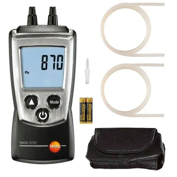 Elektroniczny manometr różnicowy Testo 510