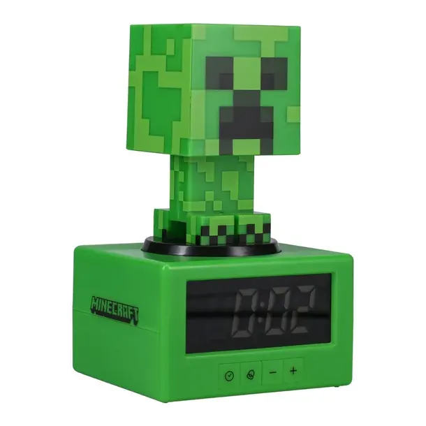MINECRAFT CREEPER – CYFROWY BUDZIK PALADONE Z LAMPKĄ LED I DŹWIĘKIEM