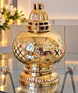 ZNICZ KULA METALIK ZŁOTO 28 CM – ELEGANCKI LAMPION ZŁOTY – NOWOŚĆ 2026