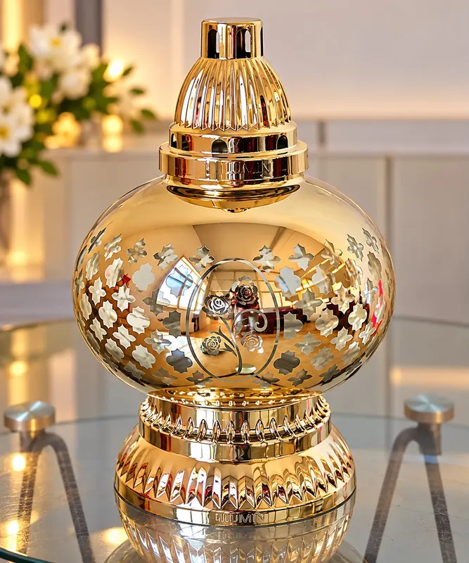 ZNICZ KULA METALIK ZŁOTO 28 CM – ELEGANCKI LAMPION ZŁOTY – NOWOŚĆ 2026