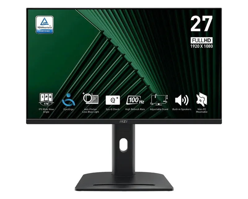 MSI Monitor PRO MP275PG 27 cali/LED/FHD/Flat/100Hz/Czarny