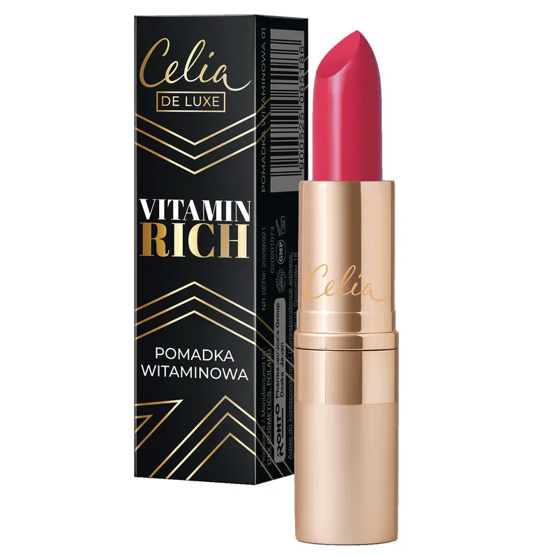 Celia Vitamin Rich Pomadka do ust witaminowa 04 klasyczny róż