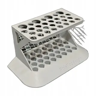 Stojak na pędzle Brush Stand szary, do pędzli i narzędzi