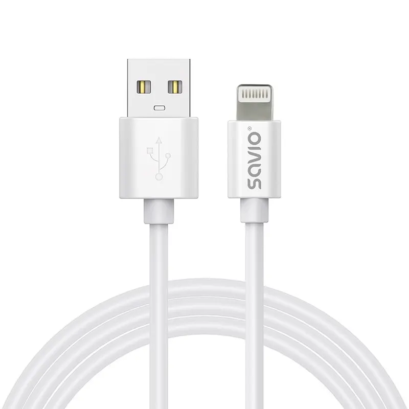 Savio Kabel USB-A do Lightning CL-192 1m biały