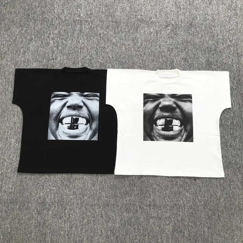 Yao Fashion Bully Kanye West Graphics Print 100% Cotton Tank Men Tops Tee HipHop Street Style Casual T Shirt Vest For Men