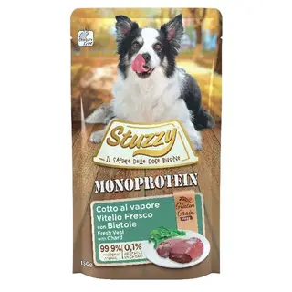 STUZZY Mono Cielęcina z boćwiną - mokra karma dla psa - 150g