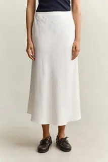 Gant Spódnica Damska Relaxed Fit Biała
