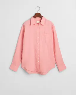 Gant Koszula Damska Długi Rękaw Relaxed Fit Różowa