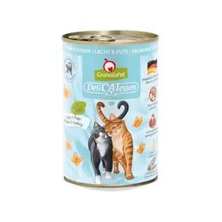 GRANATAPET DeliCATessen Łosoś i indyk - mokra karma dla kota - 400g
