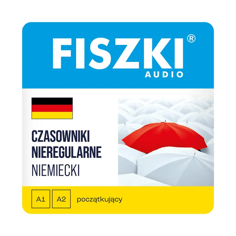 Kurs audio (audiobook mp3) - język niemiecki - Czasowniki nieregularne (poziom A1-A2)