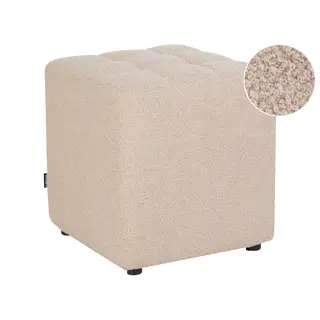 Puf KANSAS Boucle Beżowy 38 cm 38 cm 39 cm