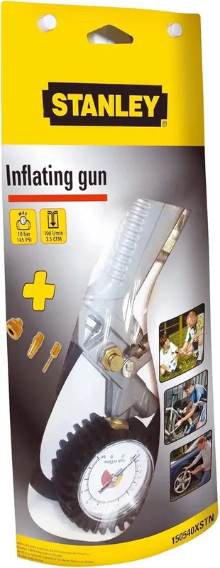 PISTOLET DO POMPOWANIA OPON SPRĘŻONE POWIETRZE 30CM WĄŻ