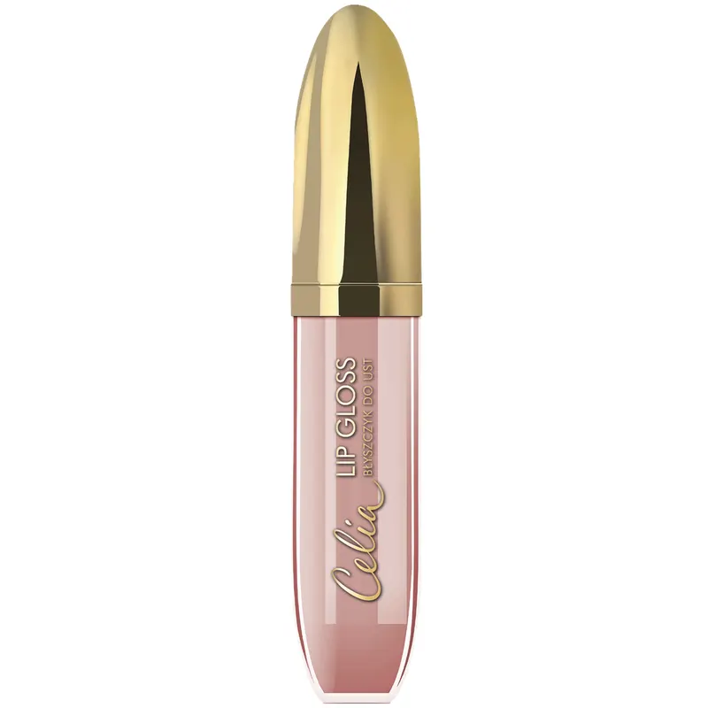 Celia Lip Gloss błyszczyk do ust 102 beżowy o połyskującym wykończeniu i owocowym zapachu 8 ml