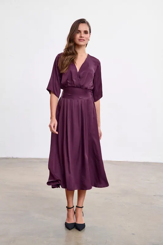 Sukienka midi Plum Affair