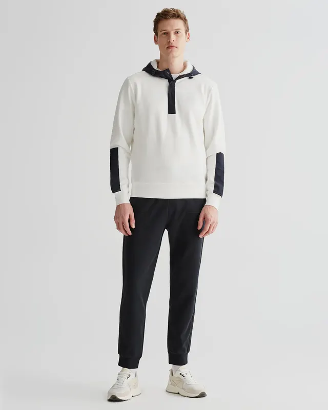 Gant Bluza Męska Z Kapturem Kremowa