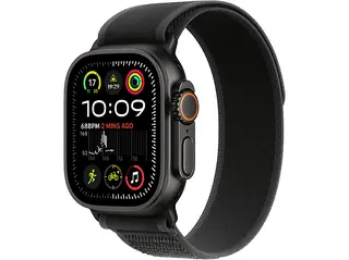 PRODUKT PO EKSPOZYCJI - Smartwatch APPLE Watch Ultra 2 GPS + Cellular Koperta 49mm z tytanu w kolorze czarnym opaską Trail M/L MX4V3WB/A