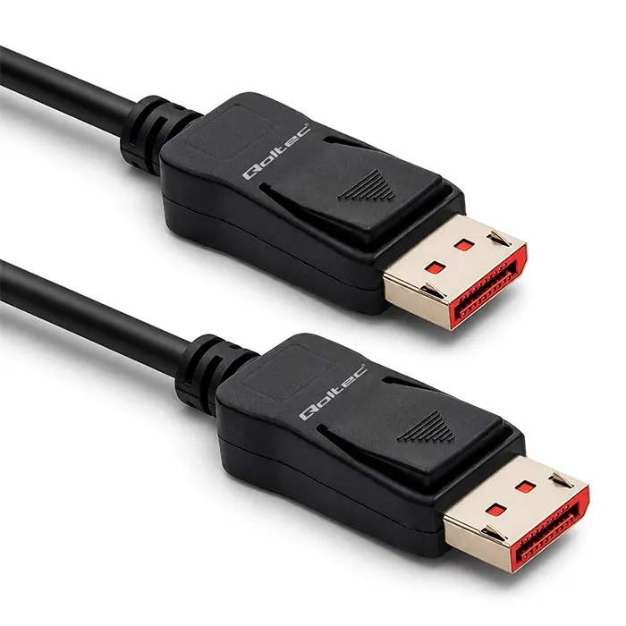 Qoltec Kabel DisplayPort M/M v2.1 | 40G | 2m