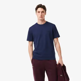 Lacoste Koszulka Męska Oversize Granatowa Granatowy