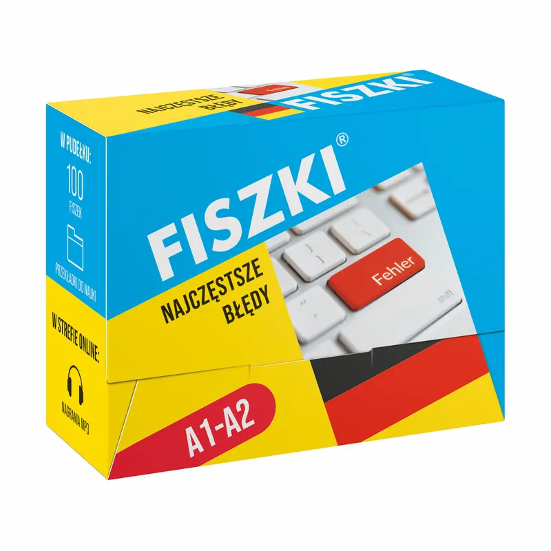 FISZKI - język niemiecki - Najczęstsze błędy (poziom A1-A2)
