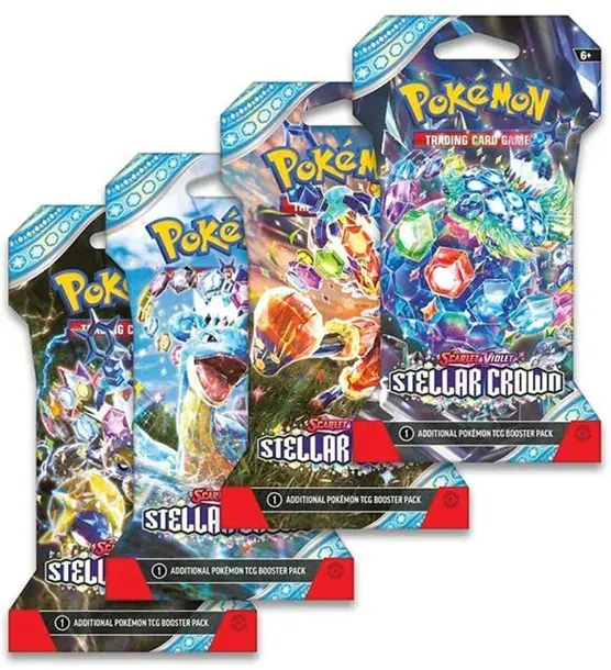 Karty Pokemon TCG: S&V - Stellar Crown - Sleeved Booster Pack (1 Paczka)