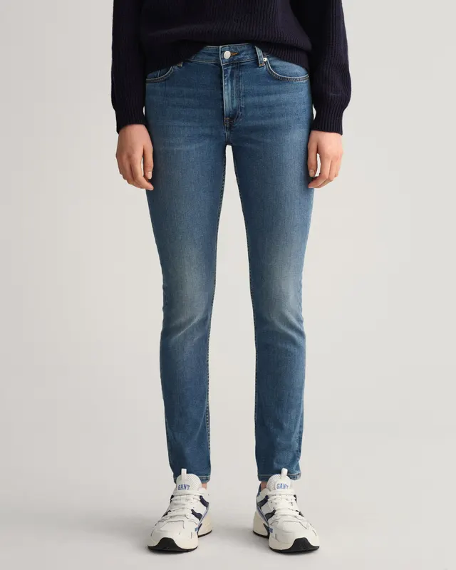 Gant Spodnie Damskie Slim Fit