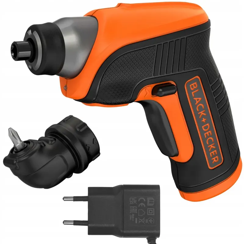Akumulatorowy wkrętak wkrętarka 3,6V 1,5Ah ładowarka Black Decker CS3652LC elektryczny śrubokręt Li-Ion 5,5 Nm do skręcania mebli