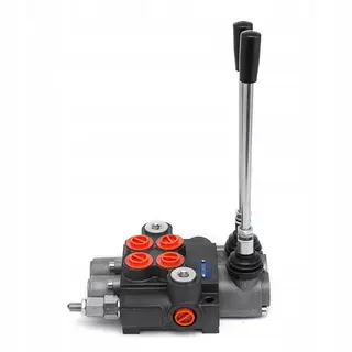 Zawór Hydrauliczny 2-Sekcyjny z Dźwignią Ręczną 11 GPM 40 l/min 3600 PSI