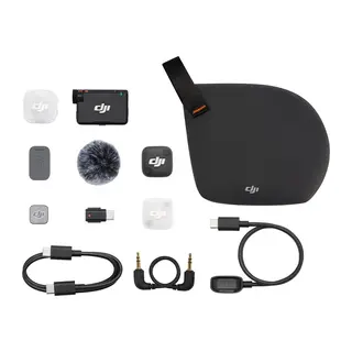 System Mikrofonów Bezprzewodowych DJI Mic Mini 2 2 Tx + 1 Rx + Etui Ładujące