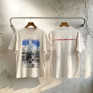 New Vintage Hip Hop Tops Brand Cotton Hip Hop Japanese Manga Printing Saint 26FW Casual Tee Streetwear·T-shirt for Men Clothing