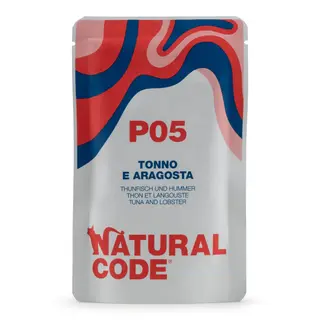 Natural Code Soft Jelly Pouch, 6 x 70 g - Tuńczyk i homar