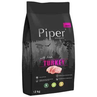 DOLINA NOTECI Piper Junior z indykiem - sucha karma dla psa - 12kg