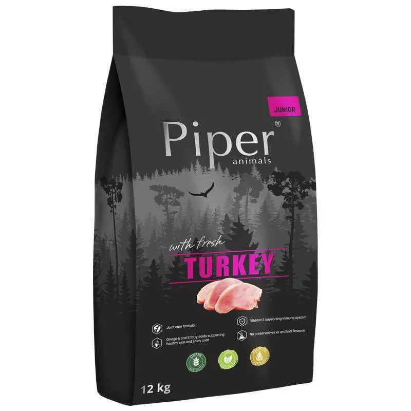 DOLINA NOTECI Piper Junior z indykiem - sucha karma dla psa - 12kg