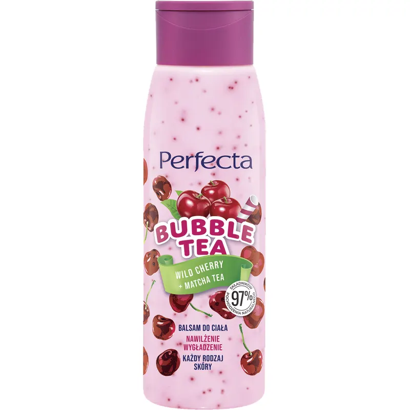 Perfecta Bubble Tea Balsam do ciała Wild Cherry+Matcha Tea
