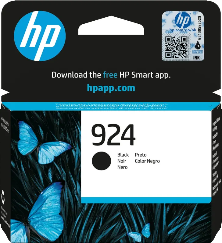 Oryginalny wkład z czarnym atramentem HP 924