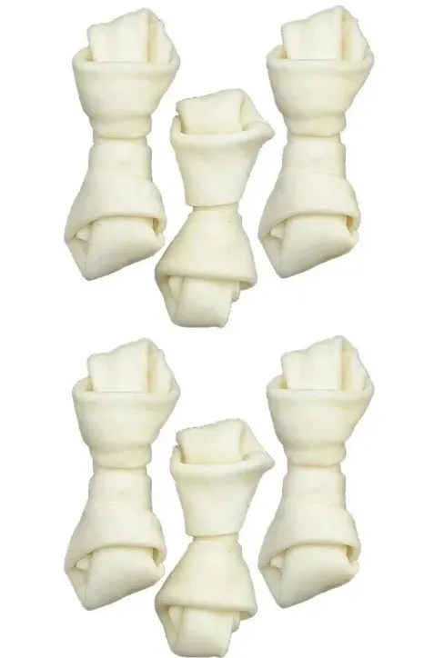 ZOLUX Kość wiązana biała 6 cm x 6