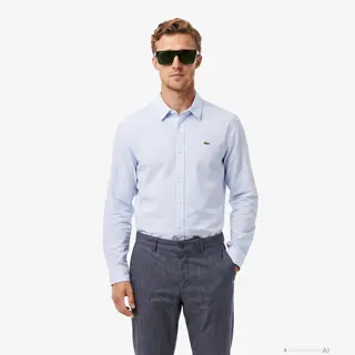 Lacoste Męskie Spodnie O Kroju Slim Fit Niebieski