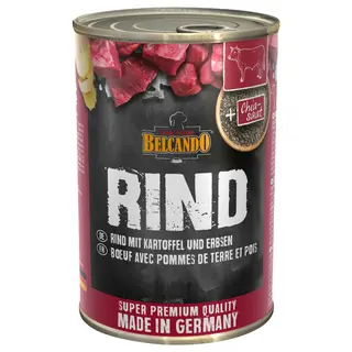 Belcando Super Premium 1 x 400 g - Wołowina z ziemniakami i groszkiem