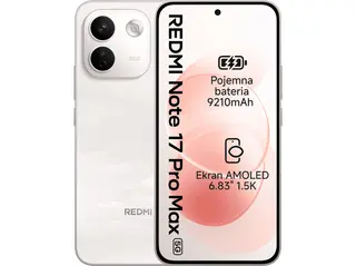 Smartfon XIAOMI Redmi Note 17 Pro Max 5G 8 GB/ 512 GB Biały