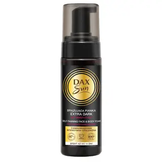 Dax Sun samoopalacz - brązująca pianka do twarzy i ciała - extra dark 160ml