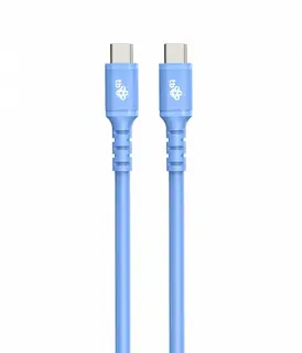 TB Kabel USB C - USB C 1m silikonowy niebieski