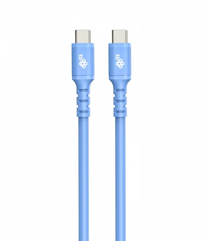 TB Kabel USB C - USB C 1m silikonowy niebieski
