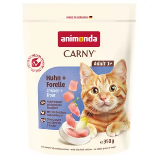 animonda Carny Adult, kurczak z pstrągiem - 350 g