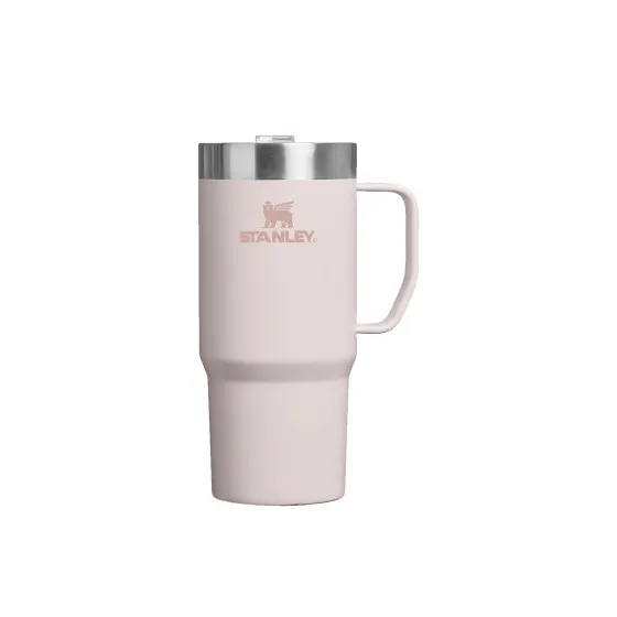Kubek termiczny Stanley Everyday Suburban Rose Quartz – z uchem, 470 ml, różowy