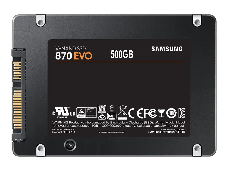 Dysk SSD Samsung 870 EVO MZ-77E500B 500GB SATA