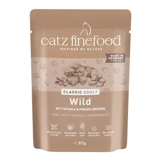 catz finefood, 8 x 85 g - Dziczyzna