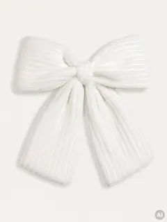 Kokarda BOWE biała 44 cm
