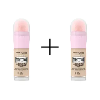 Maybelline Perfector 4-in-1 Glow Podkład 01 Light 1+1