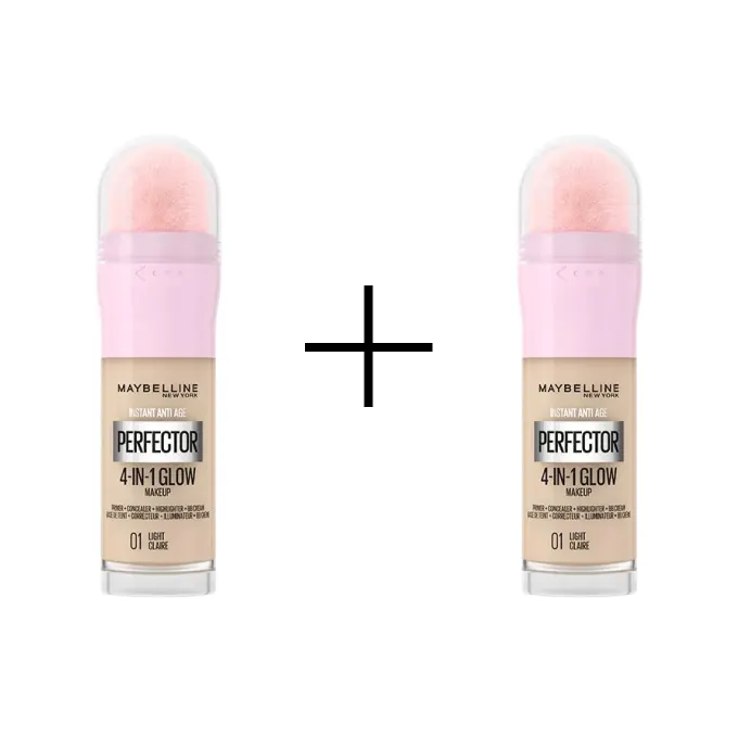 Maybelline Perfector 4-in-1 Glow Podkład 01 Light 1+1